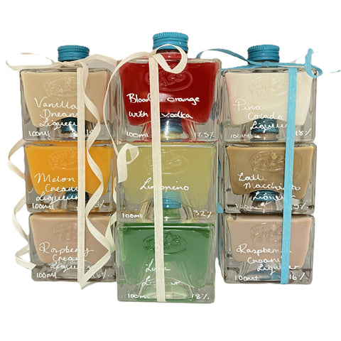 Creamy tower liqueurs